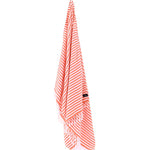 Oxford Series Turkish Towel, Combed Cotton, Orange - White, 430g - Turkish Towel - MOONESSA Australia