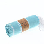 Buldan Series Turkish Towel, Combed Cotton, Mint, 340g - Turkish Towel - MOONESSA Australia