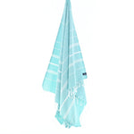 Buldan Series Turkish Towel, Combed Cotton, Mint, 340g - Turkish Towel - MOONESSA Australia