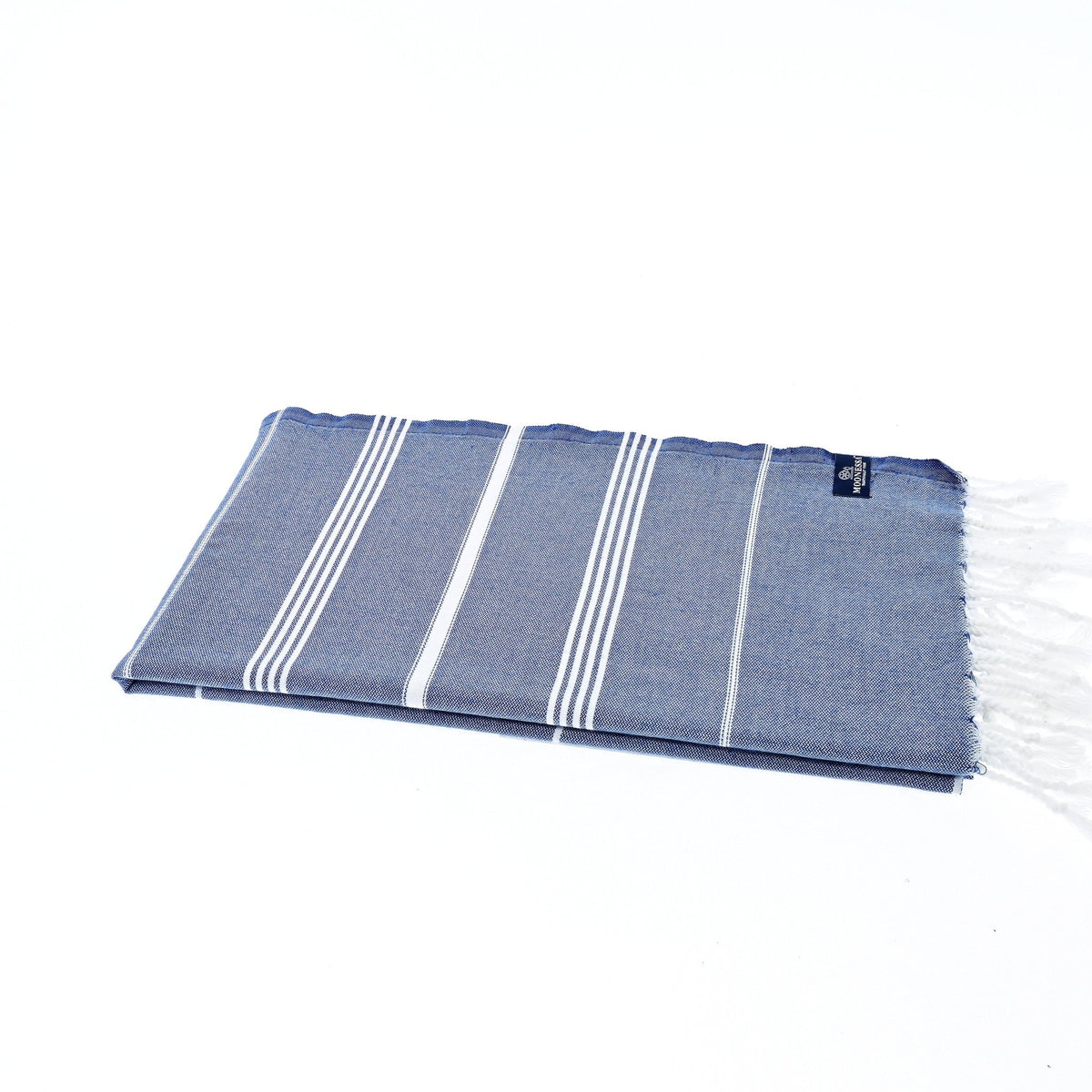 Buldan Series Turkish Towel, Combed Cotton, Navy, 340g - Turkish Towel - MOONESSA Australia