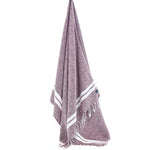 Istanbul Series Turkish Towel, Combed Cotton, Burgundy, 490g - Turkish Towel - MOONESSA Australia