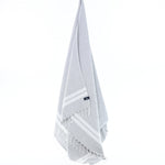 Istanbul Series Turkish Towel, Combed Cotton, Grey, 490g - Turkish Towel - MOONESSA Australia