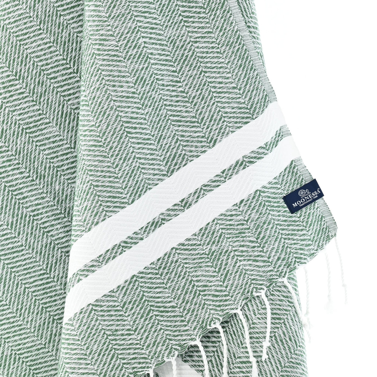 Istanbul Series Turkish Towel, Combed Cotton, Khaki, 490g - Turkish Towel - MOONESSA Australia