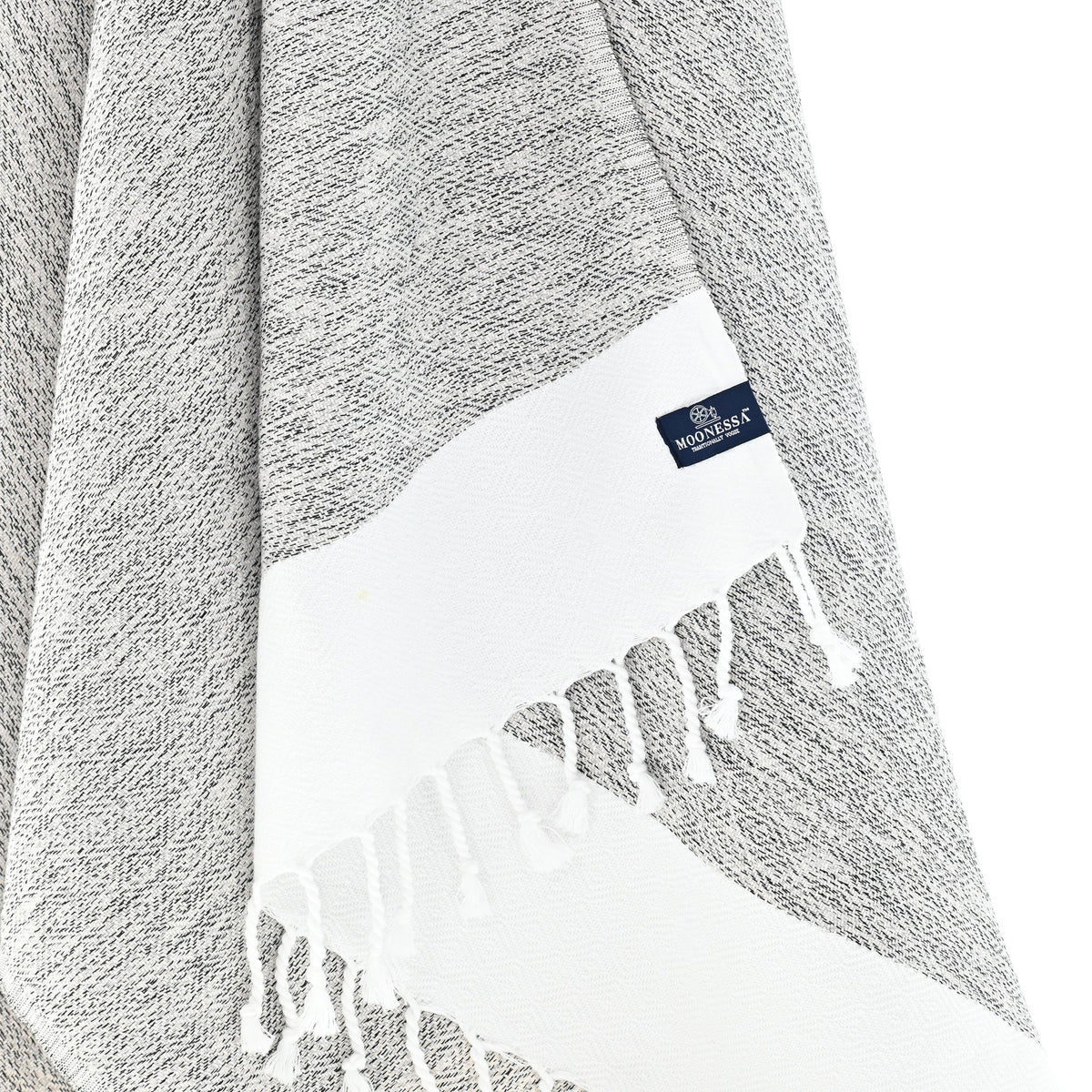 Madrid Series Turkish Towel, Combed Cotton, Beige, 430g - Turkish Towel - MOONESSA Australia