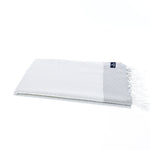 Milan Series Turkish Towel, Combed Cotton, Grey, 410g - Turkish Towel - MOONESSA Australia