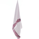 Milan Series Turkish Towel, Combed Cotton, Maroon, 410g - Turkish Towel - MOONESSA Australia