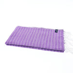 Nairobi Series Turkish Towel, Combed Cotton, Purple - Lilac, 450g - Turkish Towel - MOONESSA Australia