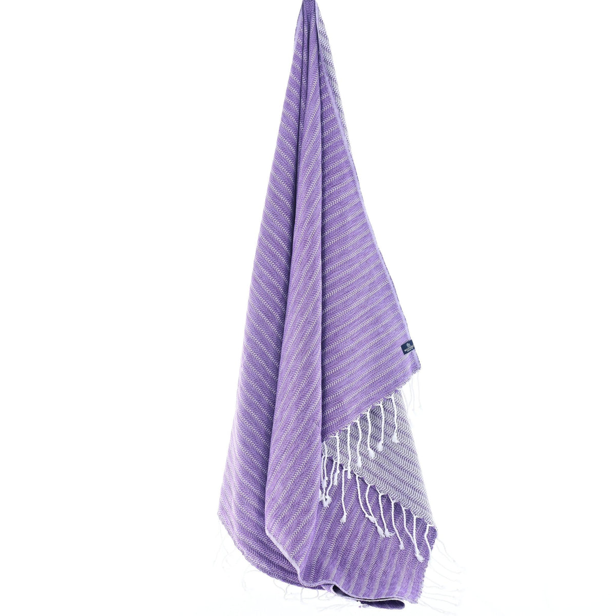 Nairobi Series Turkish Towel, Combed Cotton, Purple - Lilac, 450g - Turkish Towel - MOONESSA Australia