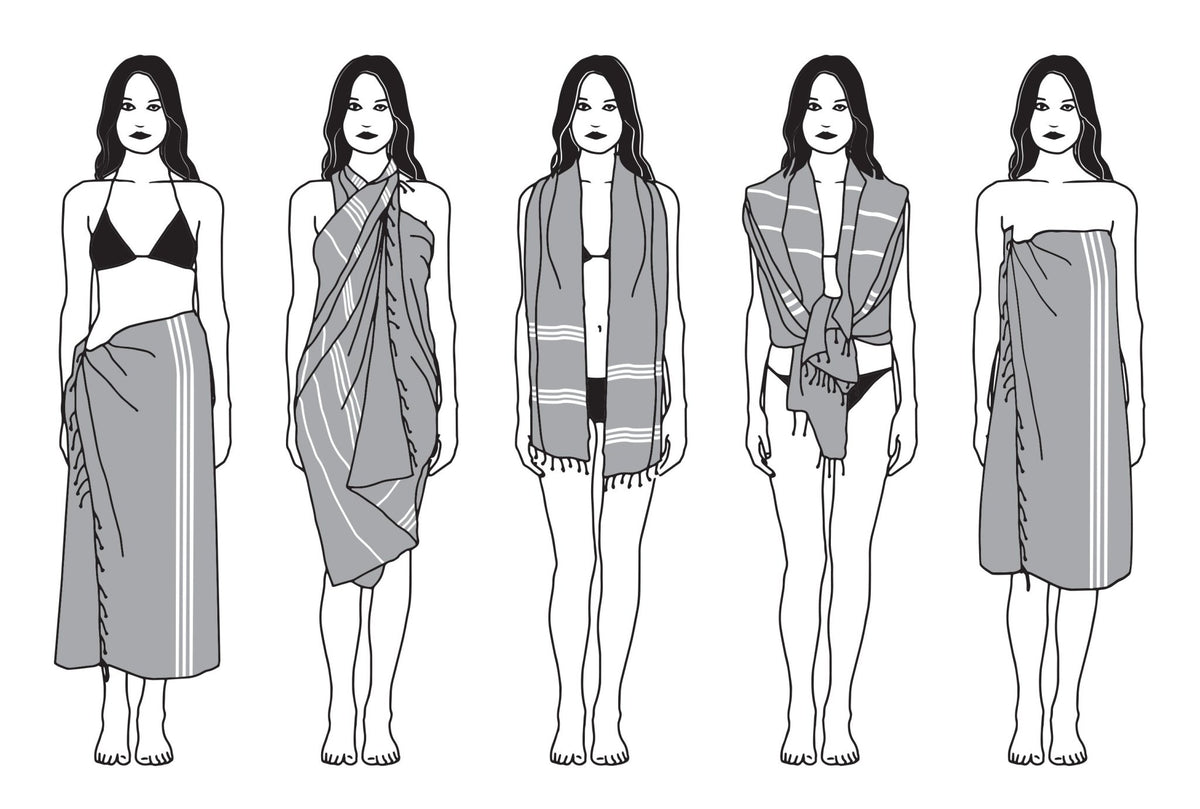 Perth Series Turkish Towel, Combed Cotton, Purple, 440g - Turkish Towel - MOONESSA Australia