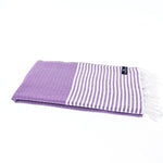 Perth Series Turkish Towel, Combed Cotton, Purple, 440g - Turkish Towel - MOONESSA Australia
