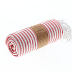Perth Series Turkish Towel, Combed Cotton, Rust, 440g - Turkish Towel - MOONESSA Australia