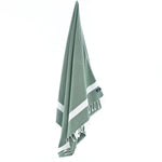 Sydney Series Turkish Towel, Combed Cotton, Khaki, 410g - Turkish Towel - MOONESSA Australia