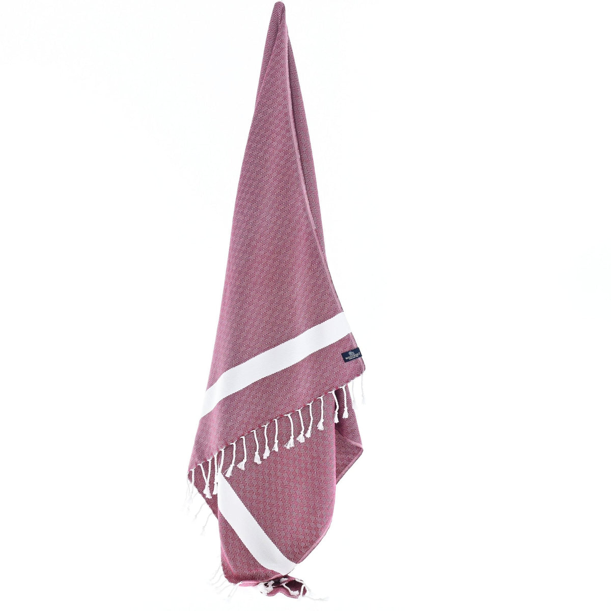 Sydney Series Turkish Towel, Combed Cotton, Merlot, 410g - Turkish Towel - MOONESSA Australia