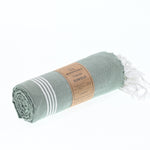 Buldan Series Turkish Towel, Combed Cotton, Khaki, 340g - Turkish Towel - MOONESSA Australia