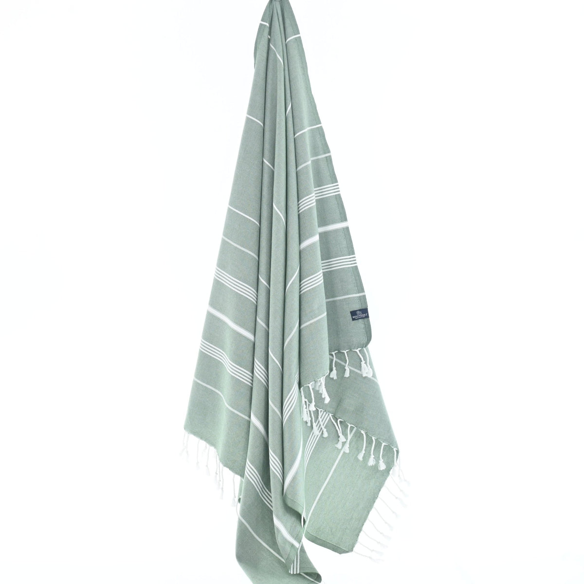 Buldan Series Turkish Towel, Combed Cotton, Khaki, 340g - Turkish Towel - MOONESSA Australia