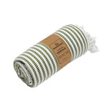 Perth Series Turkish Towel, Combed Cotton, Khaki, 440g - Turkish Towel - MOONESSA Australia