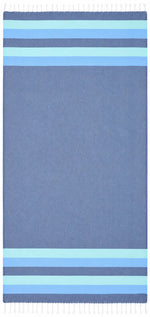 Swan River Turkish Towel – Navy Mint
