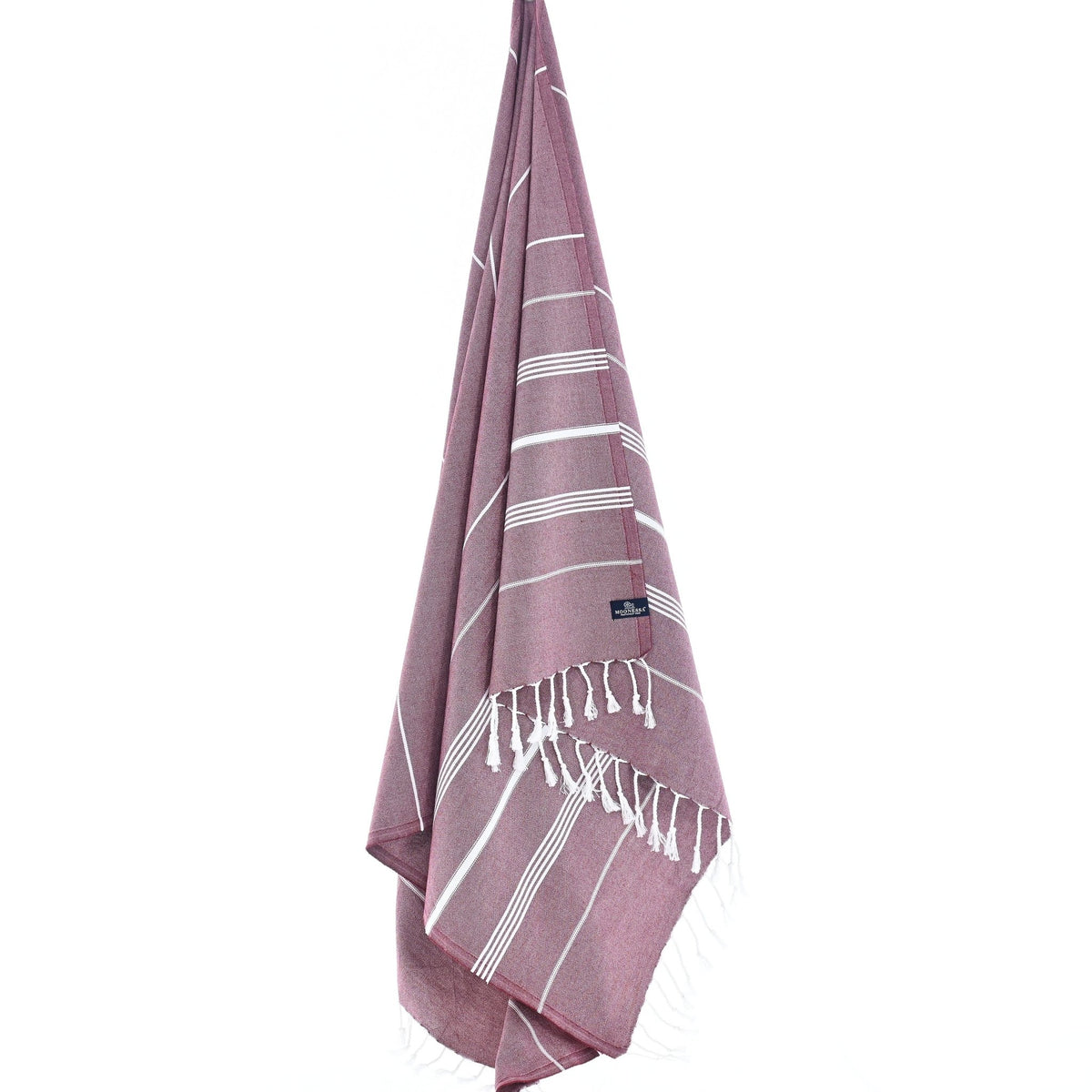 Buldan Series Turkish Towel, Combed Cotton, Damson, 340g - Turkish Towel - MOONESSA Australia