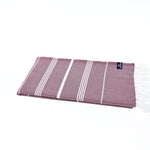 Buldan Series Turkish Towel, Combed Cotton, Damson, 340g - Turkish Towel - MOONESSA Australia