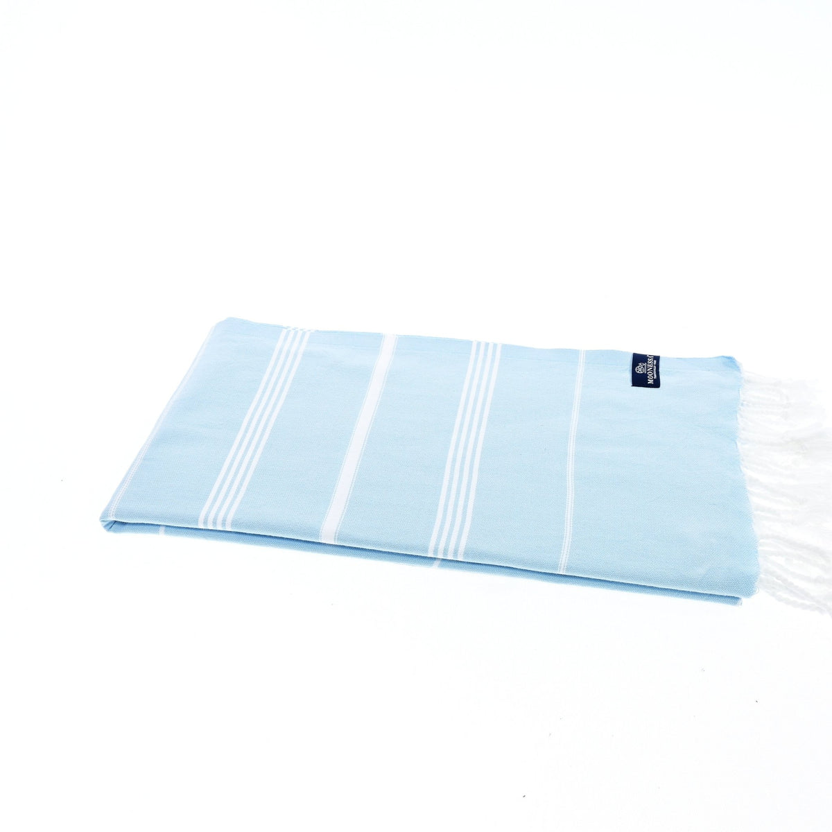 Buldan Series Turkish Towel, Combed Cotton, Sky Blue, 340g - Turkish Towel - MOONESSA Australia