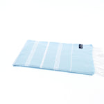 Buldan Series Turkish Towel, Combed Cotton, Sky Blue, 340g - Turkish Towel - MOONESSA Australia