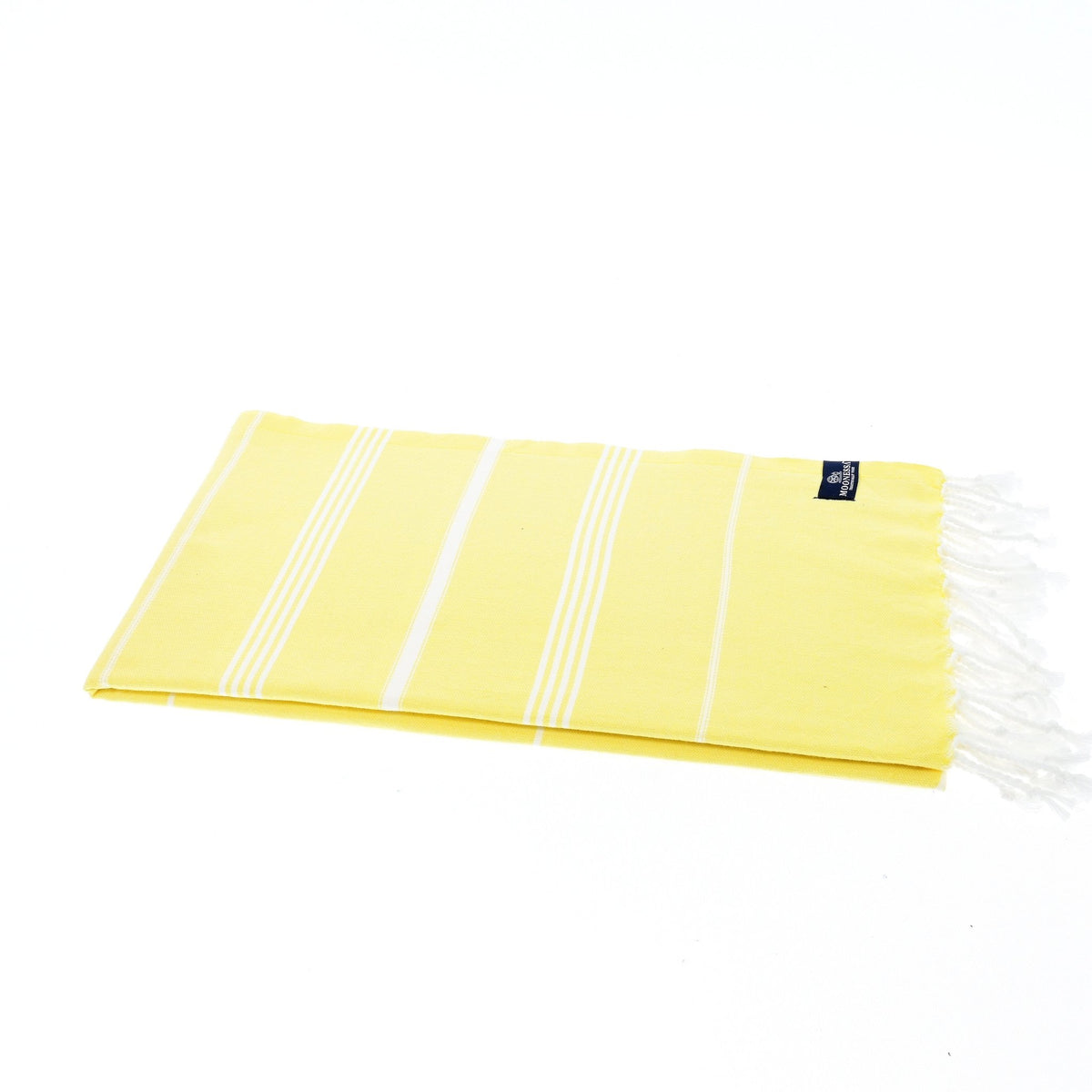 Buldan Series Turkish Towel, Combed Cotton, Yellow, 340g - Turkish Towel - MOONESSA Australia