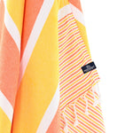 Gold Coast Series Turkish Towel, Combed Cotton, Orange - Yellow, 450g - Turkish Towel - MOONESSA Australia