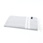 Istanbul Series Turkish Towel, Combed Cotton, Grey, 490g - Turkish Towel - MOONESSA Australia
