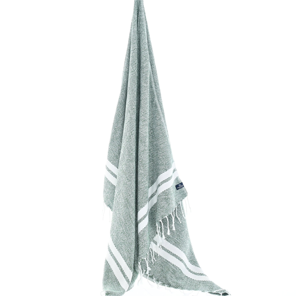 Istanbul Series Turkish Towel, Combed Cotton, Khaki, 490g - Turkish Towel - MOONESSA Australia