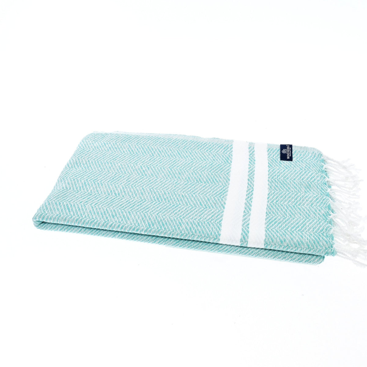 Istanbul Series Turkish Towel, Combed Cotton, Mint, 490g - Turkish Towel - MOONESSA Australia