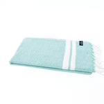 Istanbul Series Turkish Towel, Combed Cotton, Mint, 490g - Turkish Towel - MOONESSA Australia