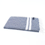 Istanbul Series Turkish Towel, Combed Cotton, Navy, 490g - Turkish Towel - MOONESSA Australia