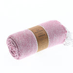 Istanbul Series Turkish Towel, Combed Cotton, Rose, 490g - Turkish Towel - MOONESSA Australia