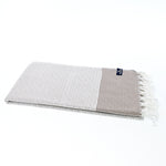 Milan Series Turkish Towel, Combed Cotton, Mocha, 410g - Turkish Towel - MOONESSA Australia