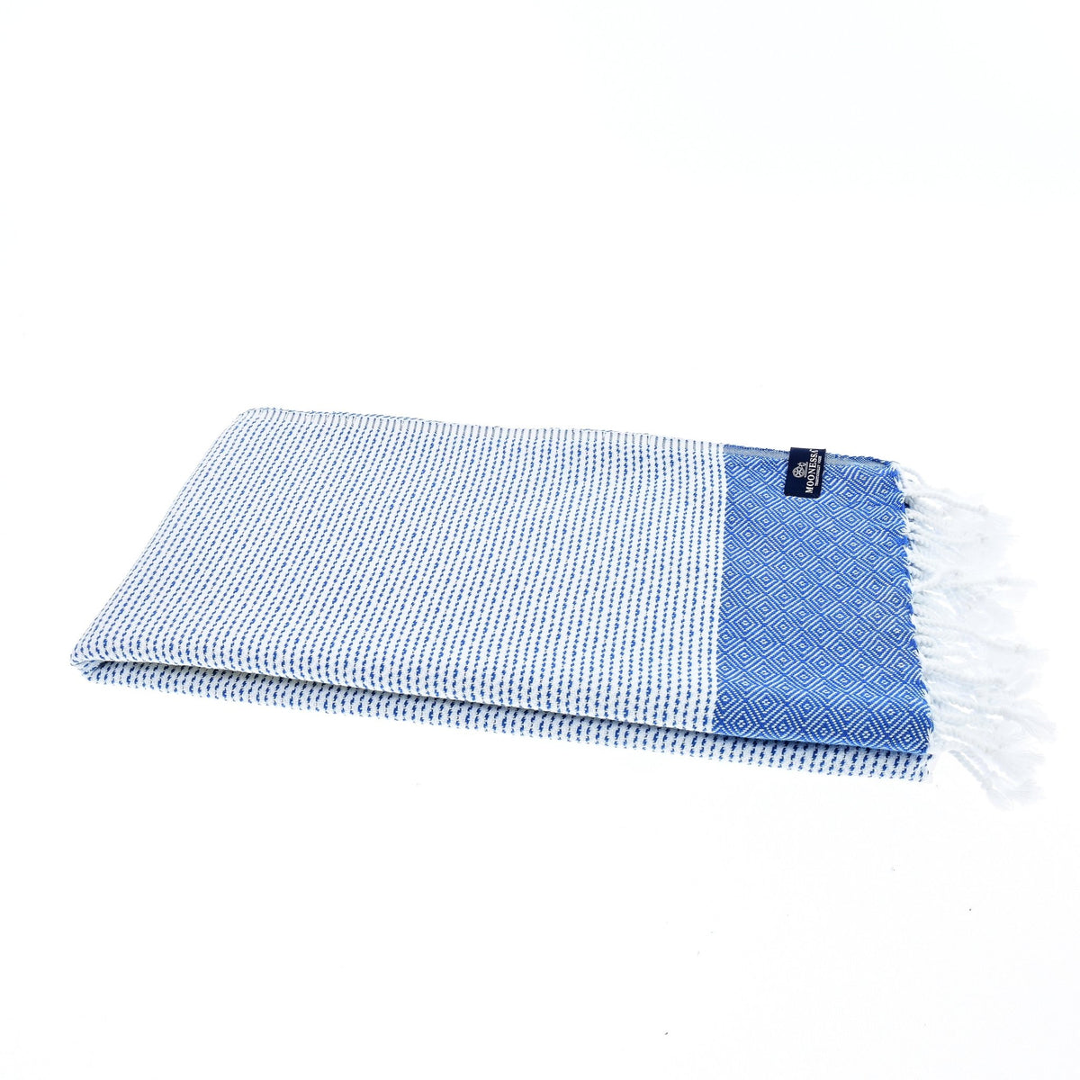 Milan Series Turkish Towel, Combed Cotton, Royal, 410g - Turkish Towel - MOONESSA Australia