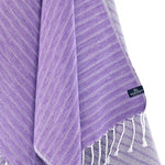 Nairobi Series Turkish Towel, Combed Cotton, Purple - Lilac, 450g - Turkish Towel - MOONESSA Australia
