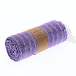 Nairobi Series Turkish Towel, Combed Cotton, Purple - Lilac, 450g - Turkish Towel - MOONESSA Australia