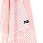 Perth Series Turkish Towel, Combed Cotton, Candy Pink, 440g - Turkish Towel - MOONESSA Australia