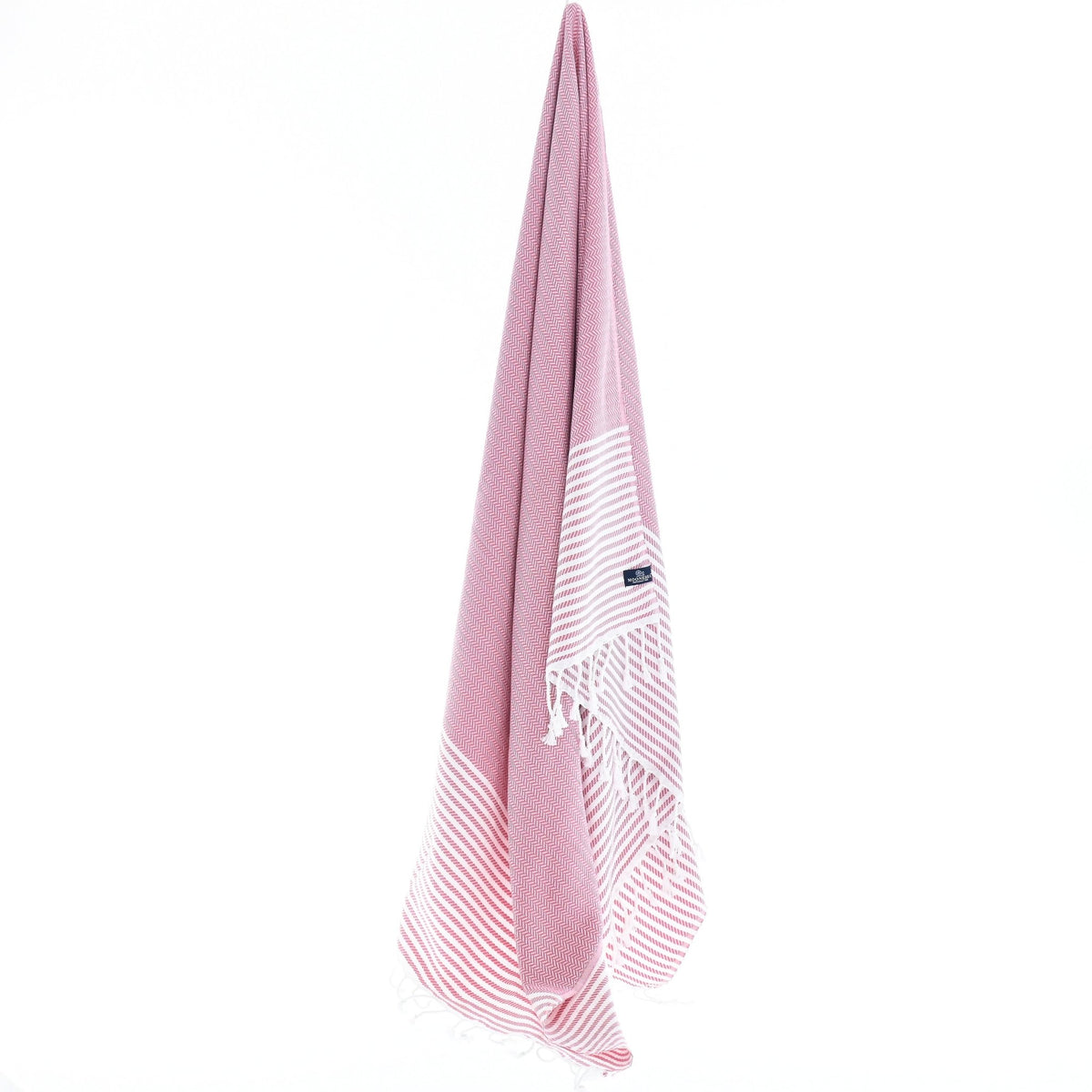 Perth Series Turkish Towel, Combed Cotton, Rose Pink, 440g - Turkish Towel - MOONESSA Australia