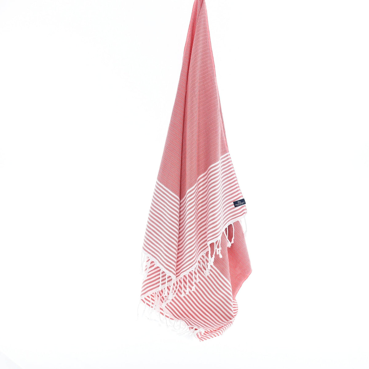 Perth Series Turkish Towel, Combed Cotton, Rust, 440g - Turkish Towel - MOONESSA Australia