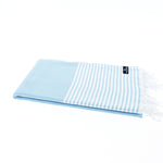 Perth Series Turkish Towel, Combed Cotton, Sky Blue, 440g - Turkish Towel - MOONESSA Australia